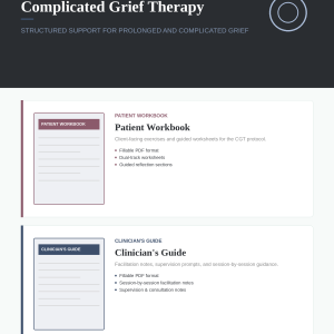 Complicated Grief Therapy Workbook — CGT